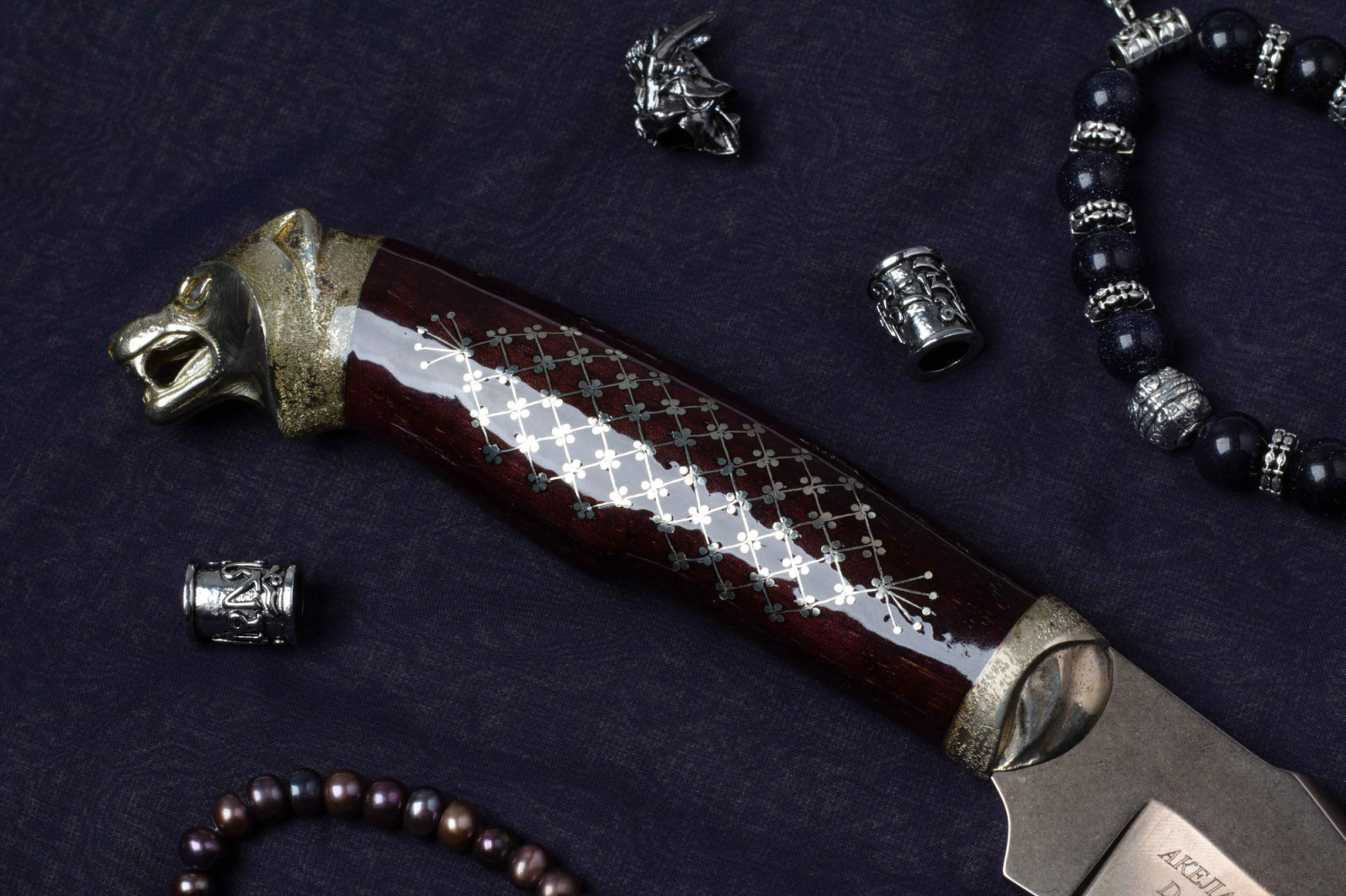 Нож Акела D2  унцукульская насечка Кизляр