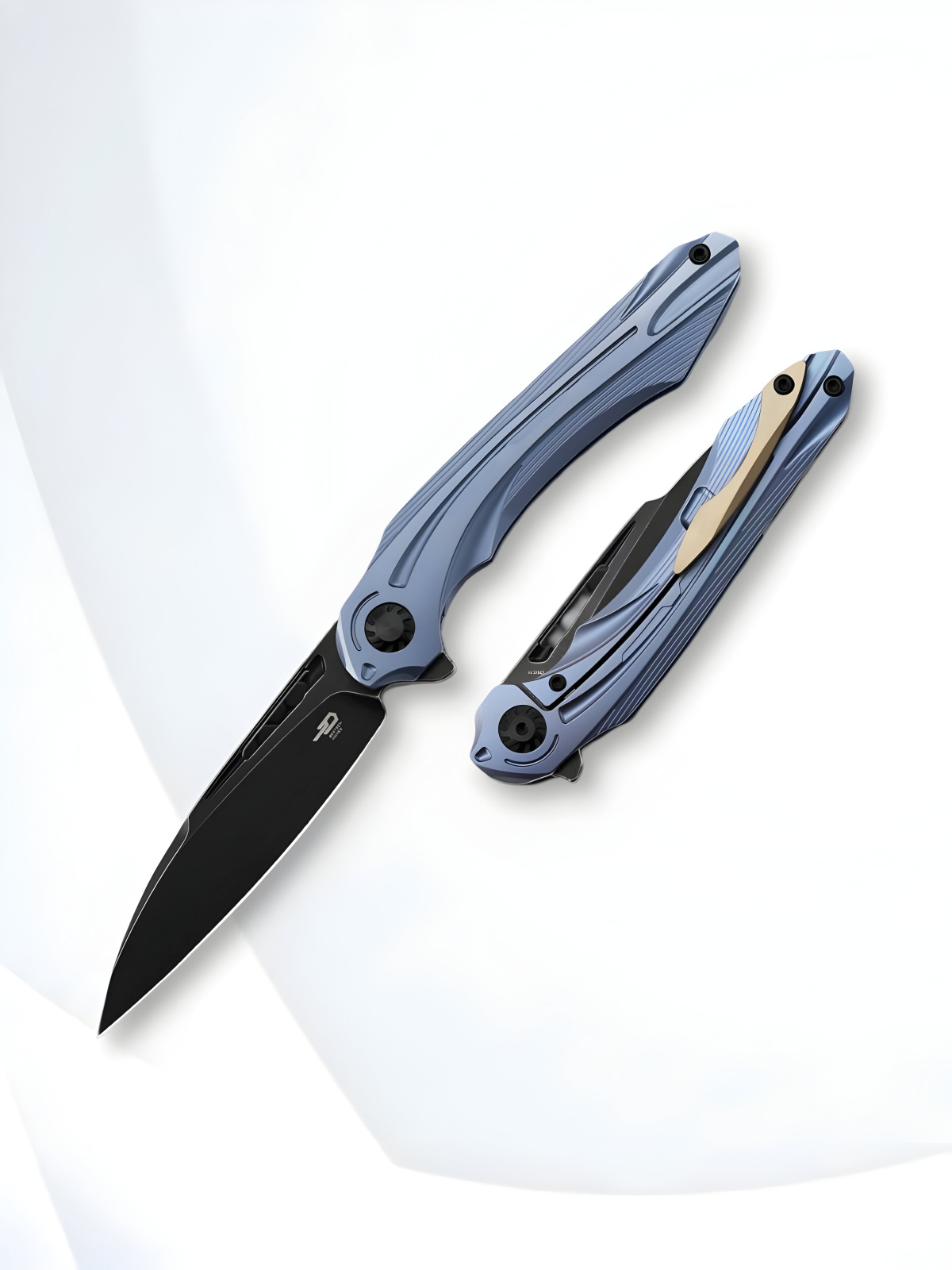 Складной нож Bestech Wibra Blue Titan