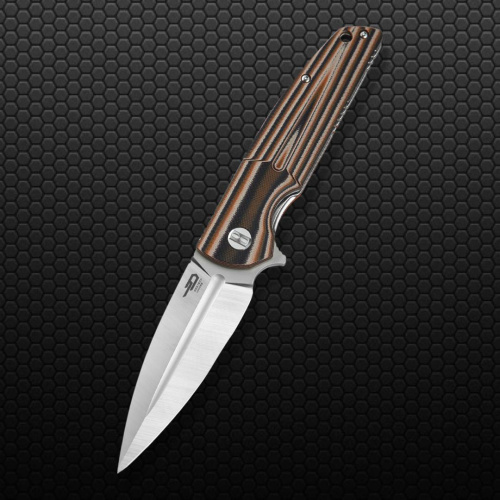 Нож складной Bestech Fin Khaki Gmascus