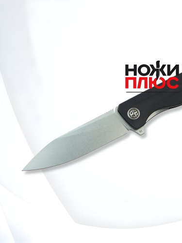 Складной нож Petrified Fish Forward stonewash сталь D2, рукоять Black G10