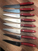Нож кухонный alexander М AUS-8 Red G10 Russo Knives Нож кухонный alexander М AUS-8 Red G10 Russo Knives