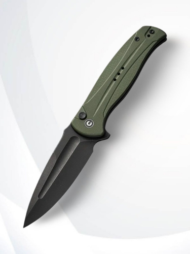 Складной нож CIVIVI Incindie blackwash сталь 14C28N, рукоять OD Green G10 Складной нож CIVIVI Incindie blackwash сталь 14C28N, рукоять OD Green G10