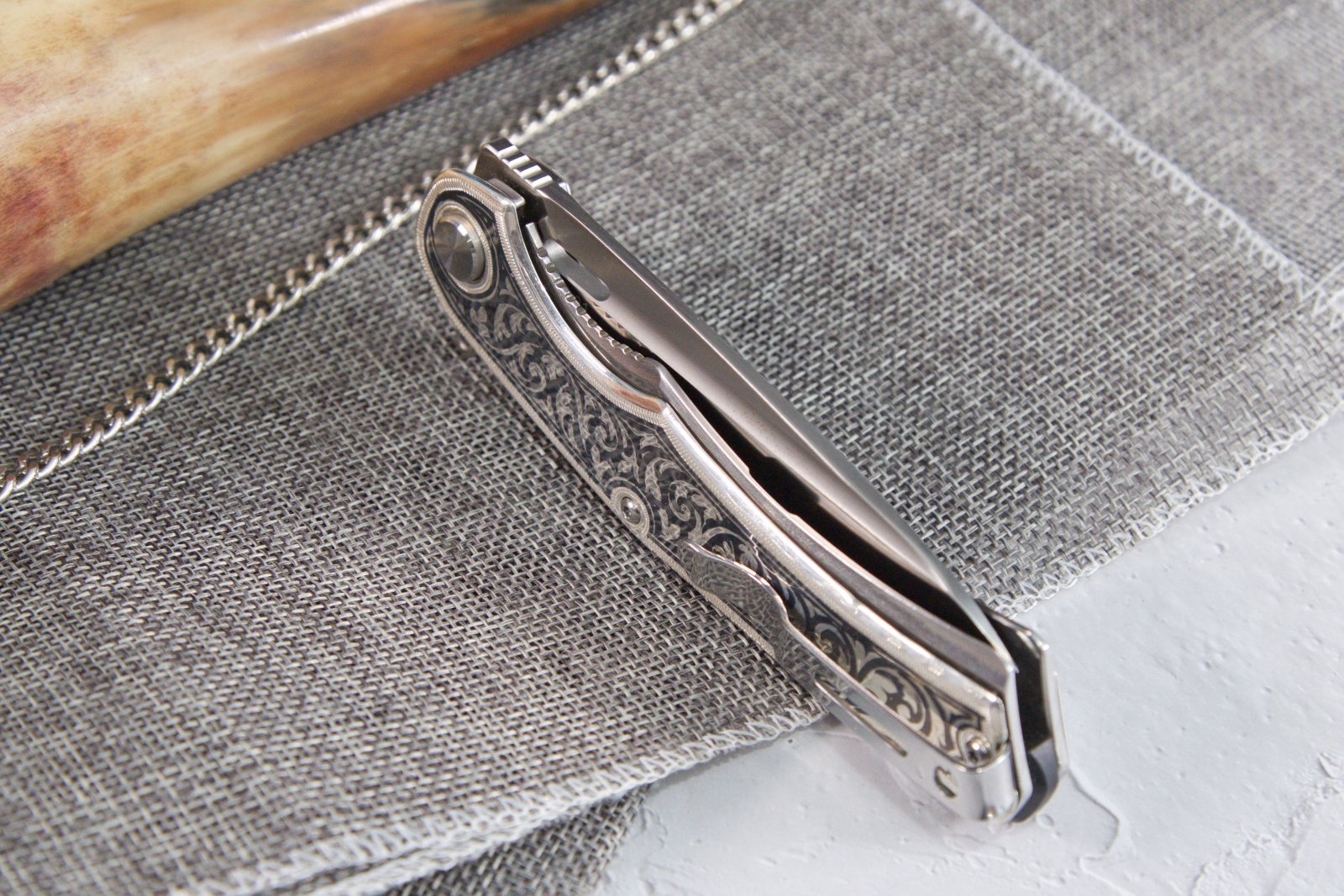 Нож складной ТДК А-01 Серебро