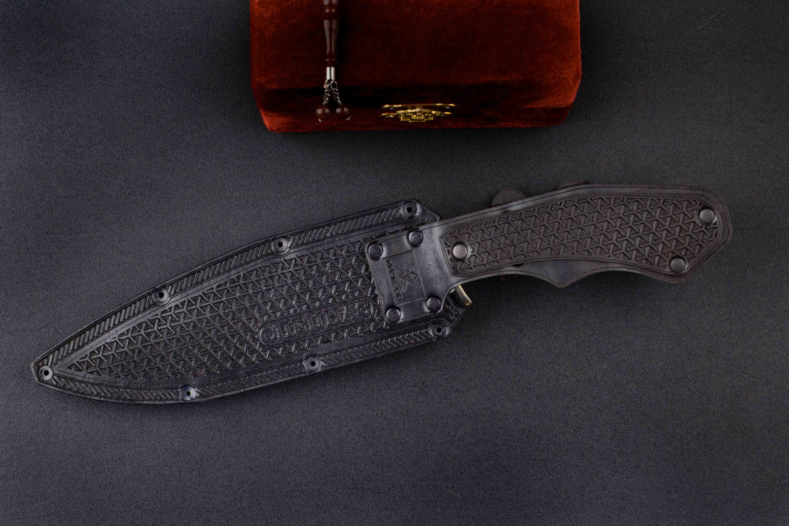 Нож Спецназ Х12МФ Акрил Зеленый