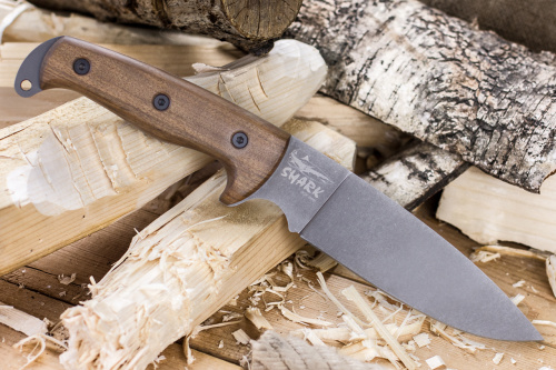 Нож Shark PGK SDW дерево-кожа