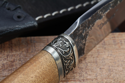 Нож Грибник Х12МФ/мельхиор Блажко