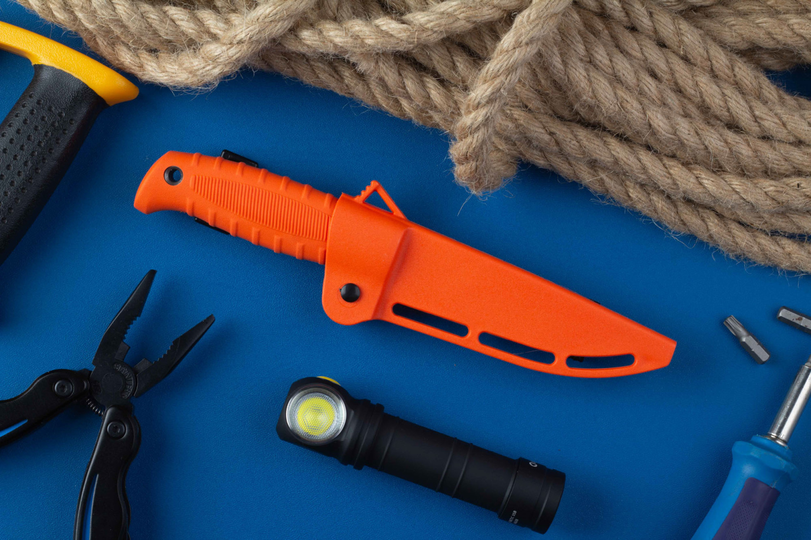 Нож Финский Оранжевый