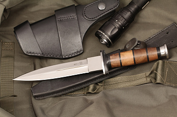 Нож КО-1 Дерево/Кожа Нож КО-1 Дерево/Кожа