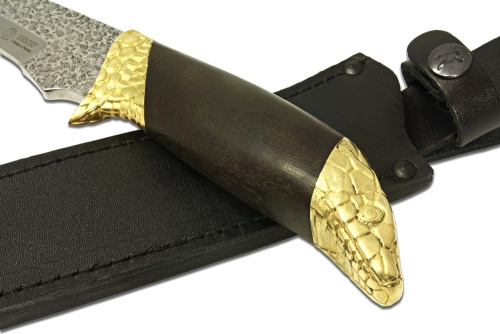 Нож Змея Сталь D2 Латунь Нож Змея Сталь D2 Латунь