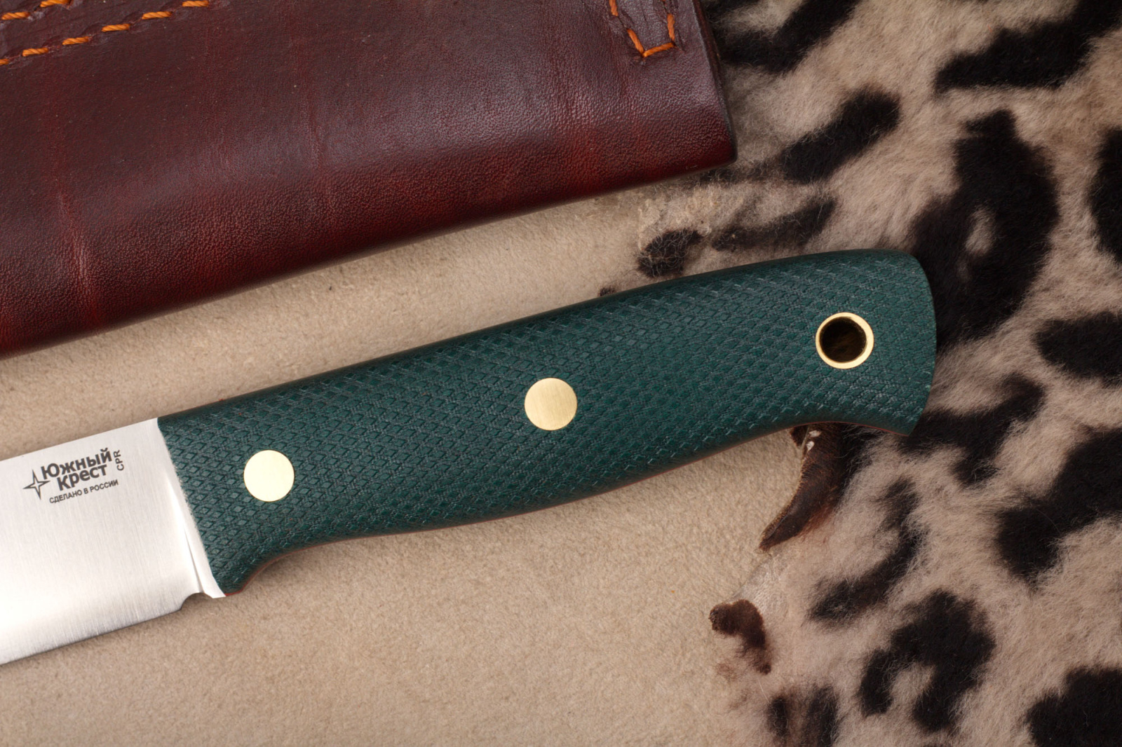 Нож Модель Х М CPR изумруд конвекс Южный Крест