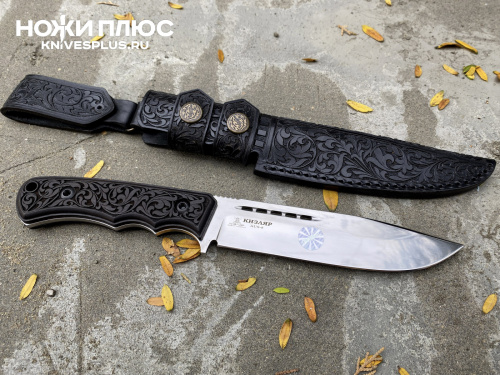 Нож Кизляр AUS-8 резная рукоять граб Кизляр