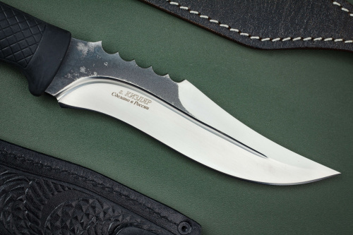 Нож Хищник - D2 резина Беркут Кизляр