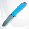 Нож Bestechman Goodboy Grey DLC сталь D2, рукоять Ice cream Blue G10