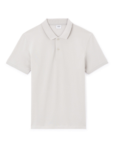 Рубашка-поло из хлопка с пике Celio