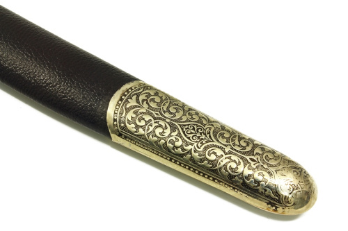 Шашка сувенирная (кожа мельхиор) модель №1 (Шамиль) Беркут