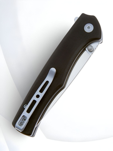 Складной нож Sencut Crowley satin сталь D2, рукоять Black G10