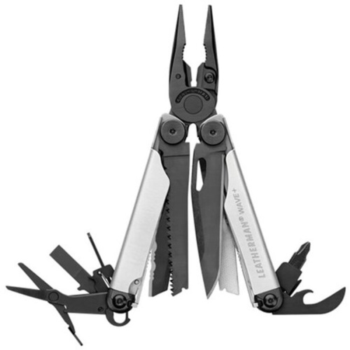 Мультитул Leatherman Wave Plus (832622) 100мм 17функц. серебристый/черный