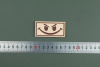 Нашивка из ПВХ Smile Коричневый на песке 70х35