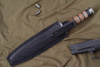 Нож КО-2 Дерево/Кожа с символикой ВДВ