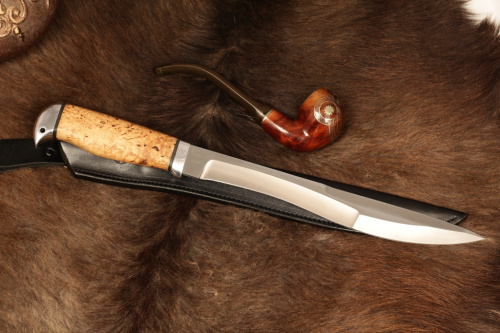 Нож Боярин (карельская береза)