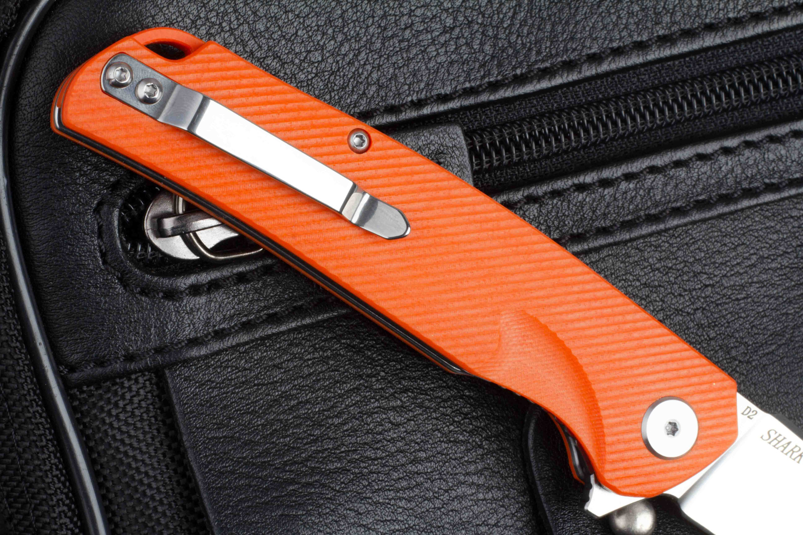 Нож складной Shark (Шарк) orange Кизляр