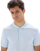 Рубашка-поло с пике Light Blue Celio