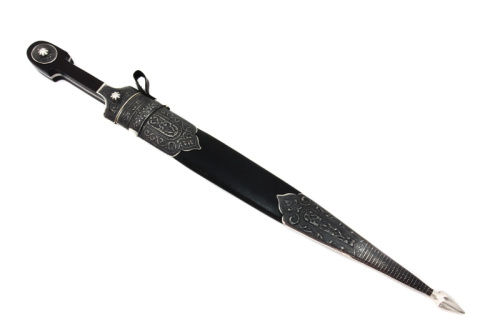 Кинжал ККВ дамаск серебро Кинжал ККВ дамаск серебро