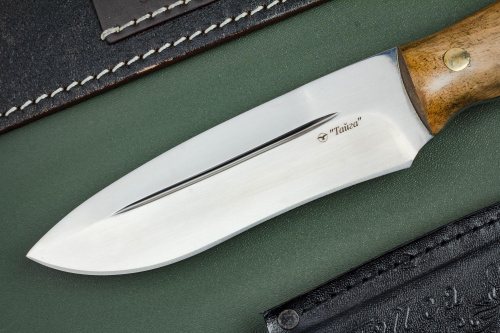 Нож Тайга 65х13 орех клепанный Беркут Кизляр