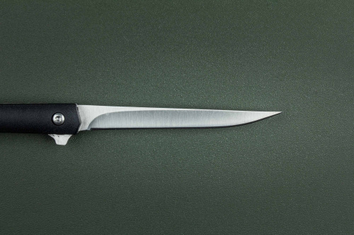 Нож складной Стилет М390 пластик черный