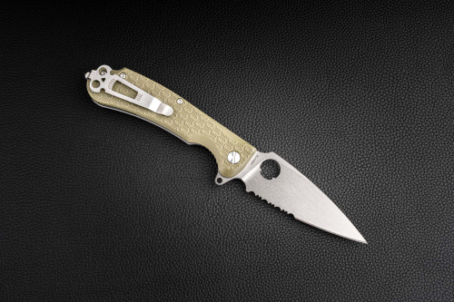 Складной нож Daggerr Resident serrated stonewash олива Складной нож Daggerr Resident serrated stonewash олива