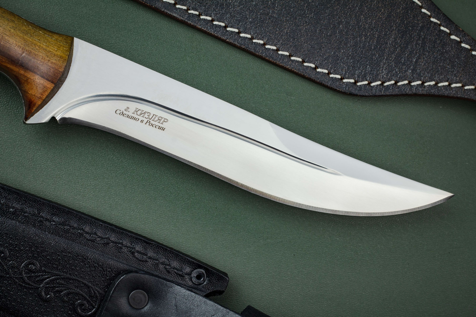 Нож Бык - 65Х13/орех Беркут Кизляр