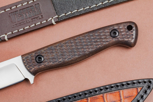 Нож Тайга 120 орех Х12МФ Андреев