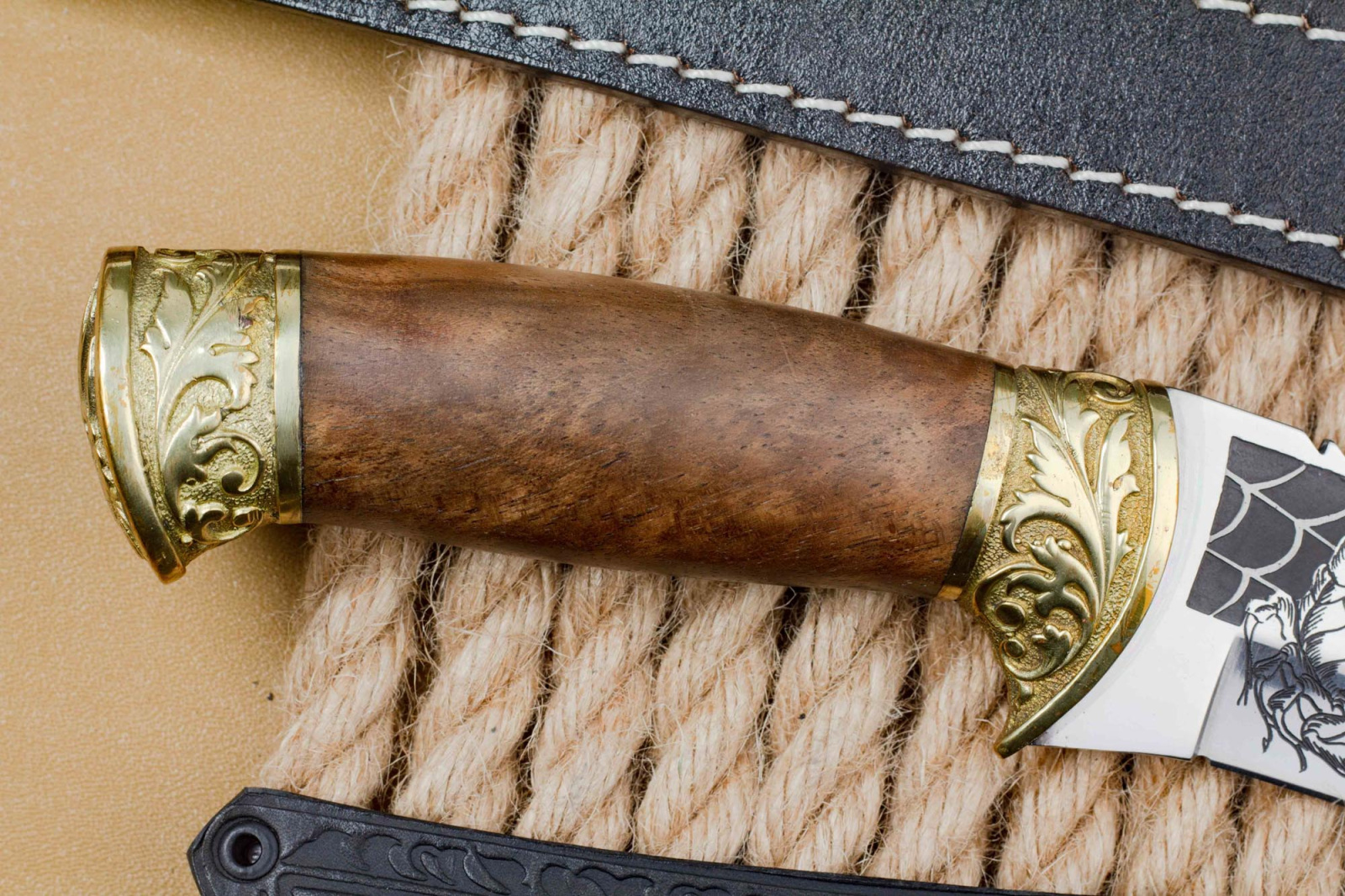 Нож Скорпион Малый Латунь