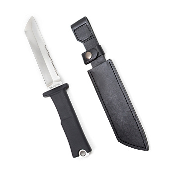 Нож водолазный МУРЕНА  кожанные ножны