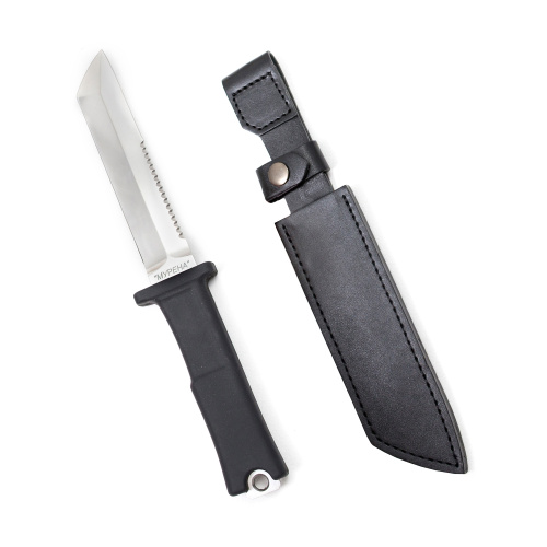 Нож водолазный МУРЕНА  кожанные ножны