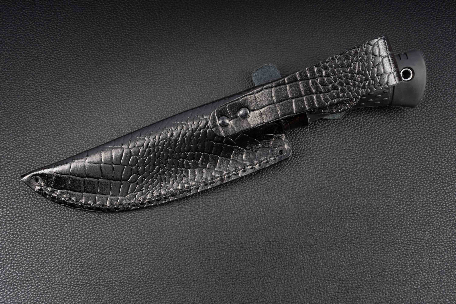 Нож Барс AUS-8 эластрон черный Андреев