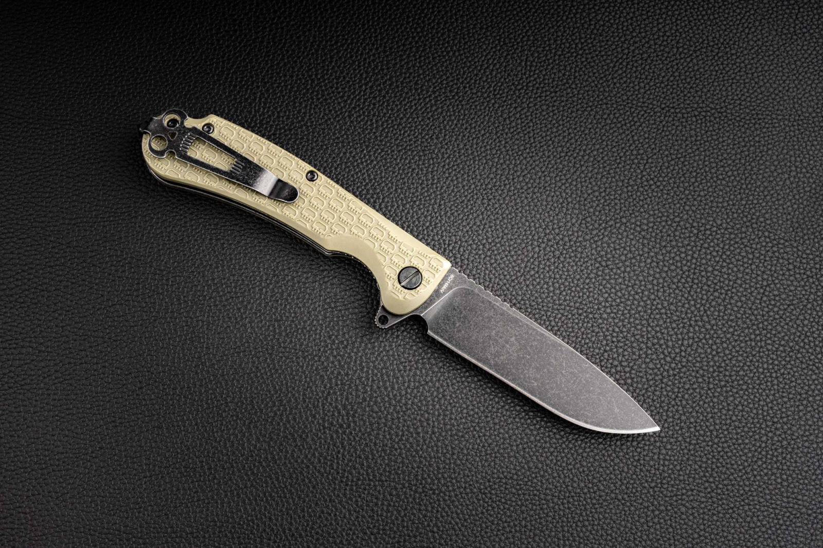 Нож Wocket blackwash WKFRNOLBW сталь 8Cr14MoV рукоять Olive FRN