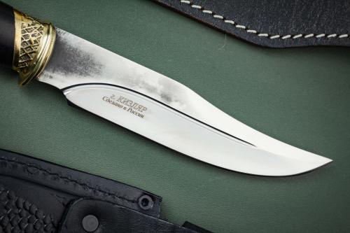 Нож Гюрза Х12 граб/латунь Беркут Кизляр