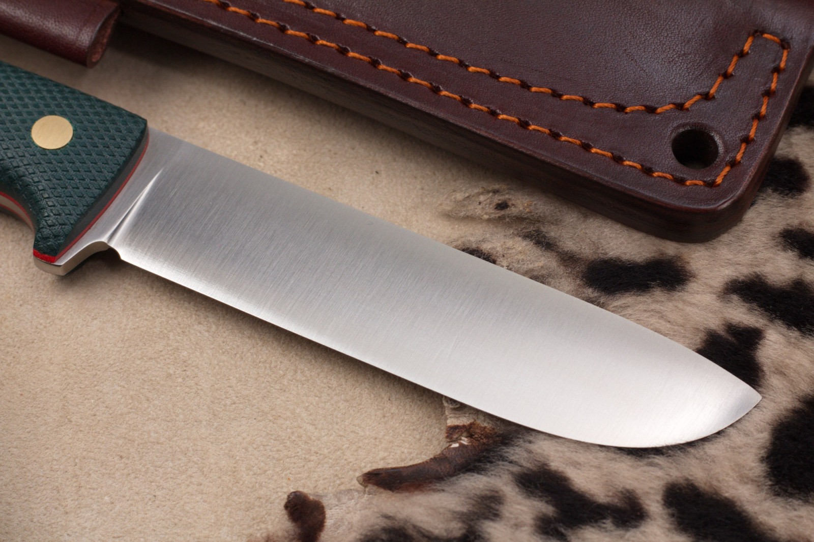 Нож Кедр L N690 изумруд конвекс Южный Крест