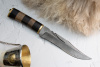 Нож Сокол Сталь Дамаск У6