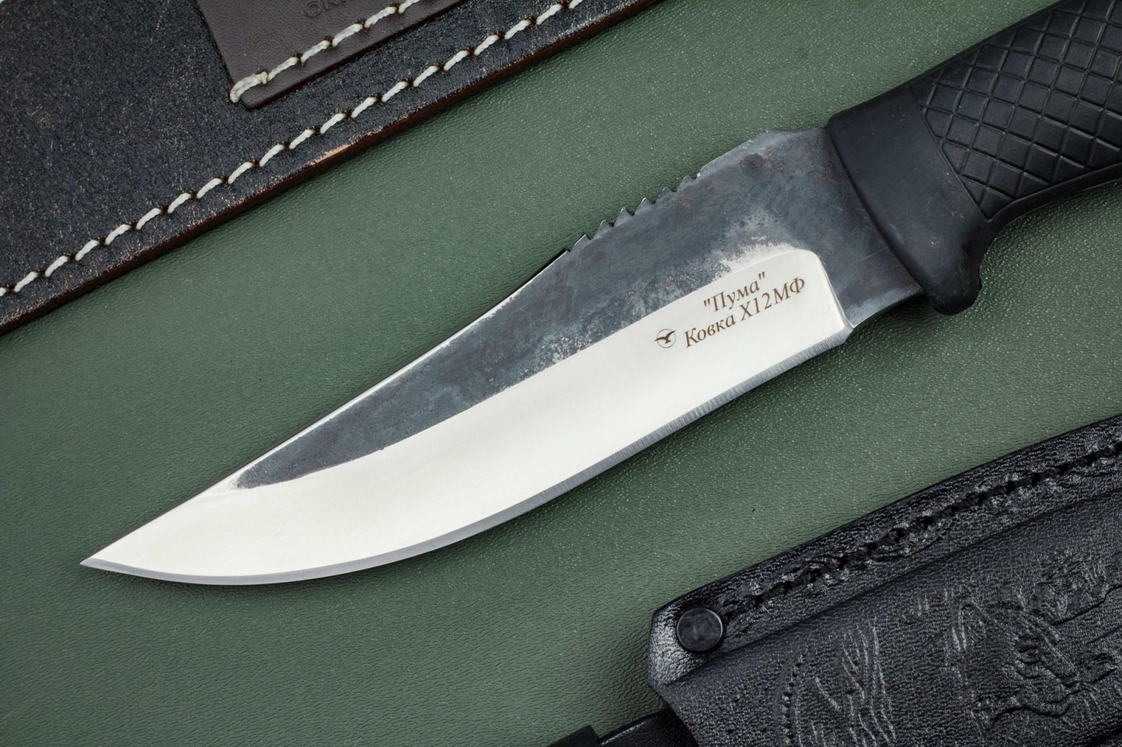 Нож Пума Х12 резина Беркут