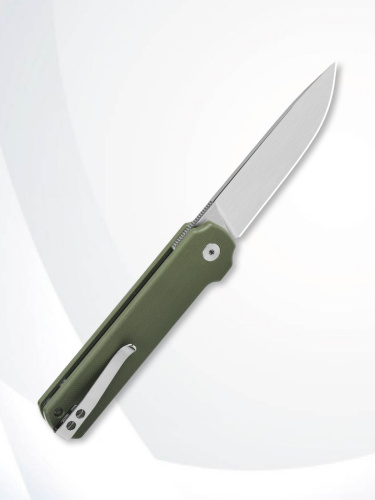 Нож QSP Lark Satin сталь 14C28N, рукоять Green G10