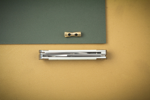 Нож складной Lord D2 G10 белый Кизляр