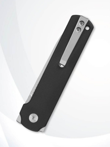 Нож QSP Lark satin сталь 14C28N, рукоять Black G10
