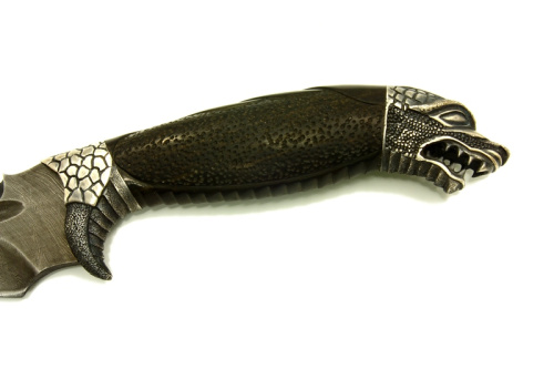 Нож Дракон Сталь Дамаск Нож Дракон Сталь Дамаск