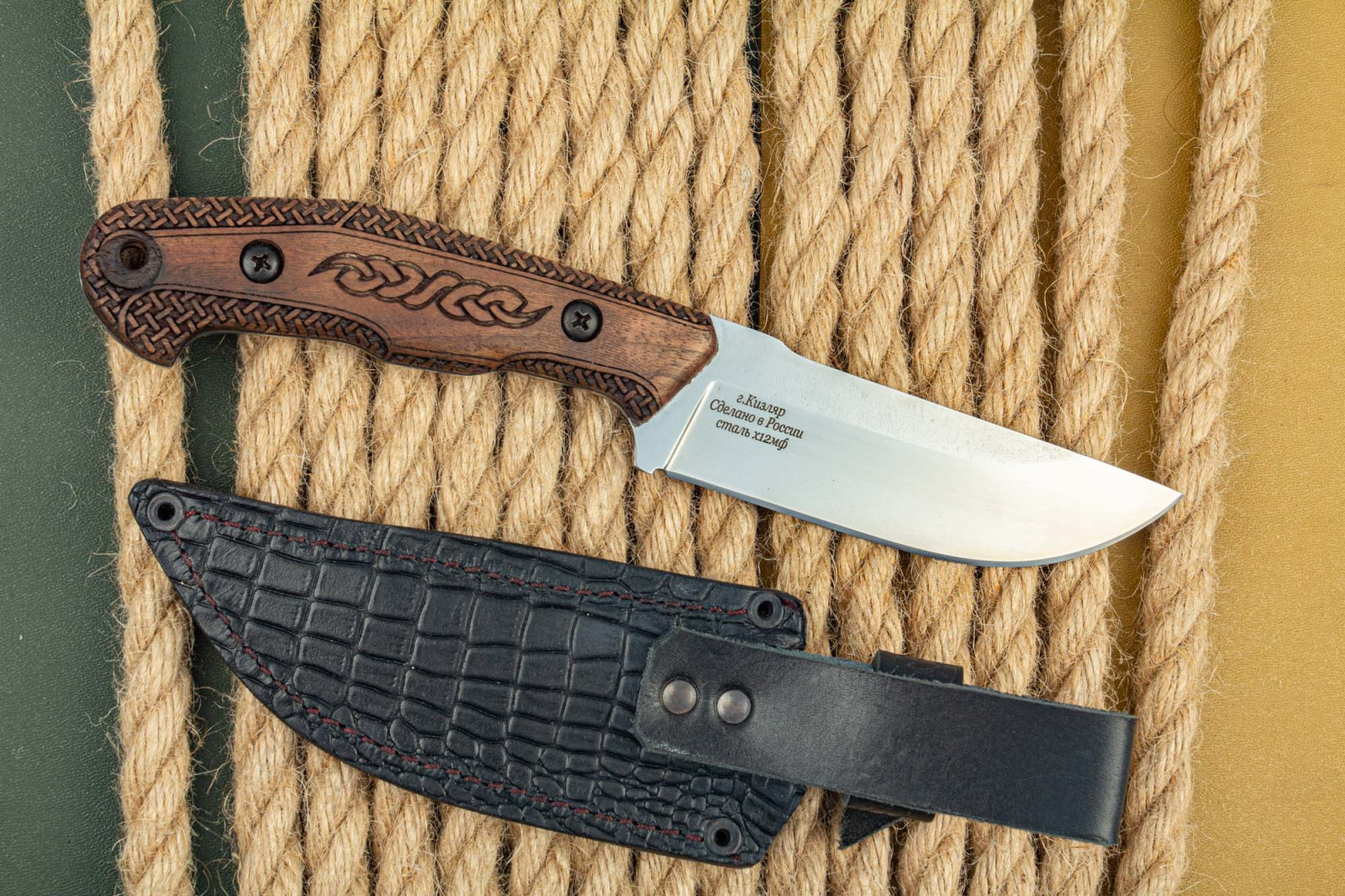 Нож Орион - Х12мф орех