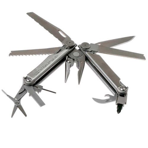 Мультитул Leatherman Wave Plus (832524) 17функц. серебристый