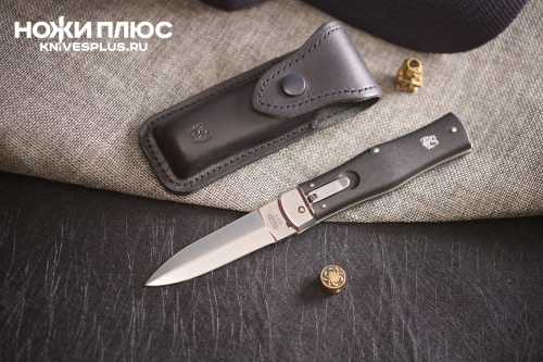 Автоматический нож Predator 420С пластик черный  Mikov