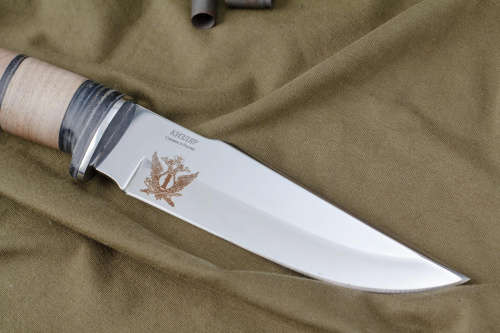 Нож Ш-5 Дерево/Кожа c символикой УИН Нож Ш-5 Дерево/Кожа c символикой УИН