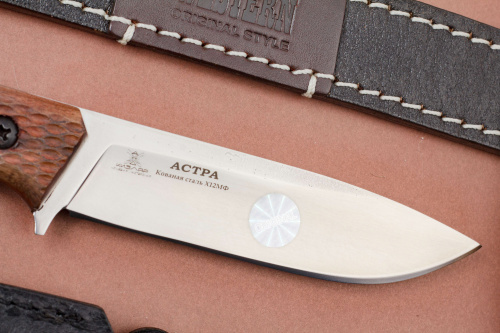Нож Астра Х12МФ орех Андреев